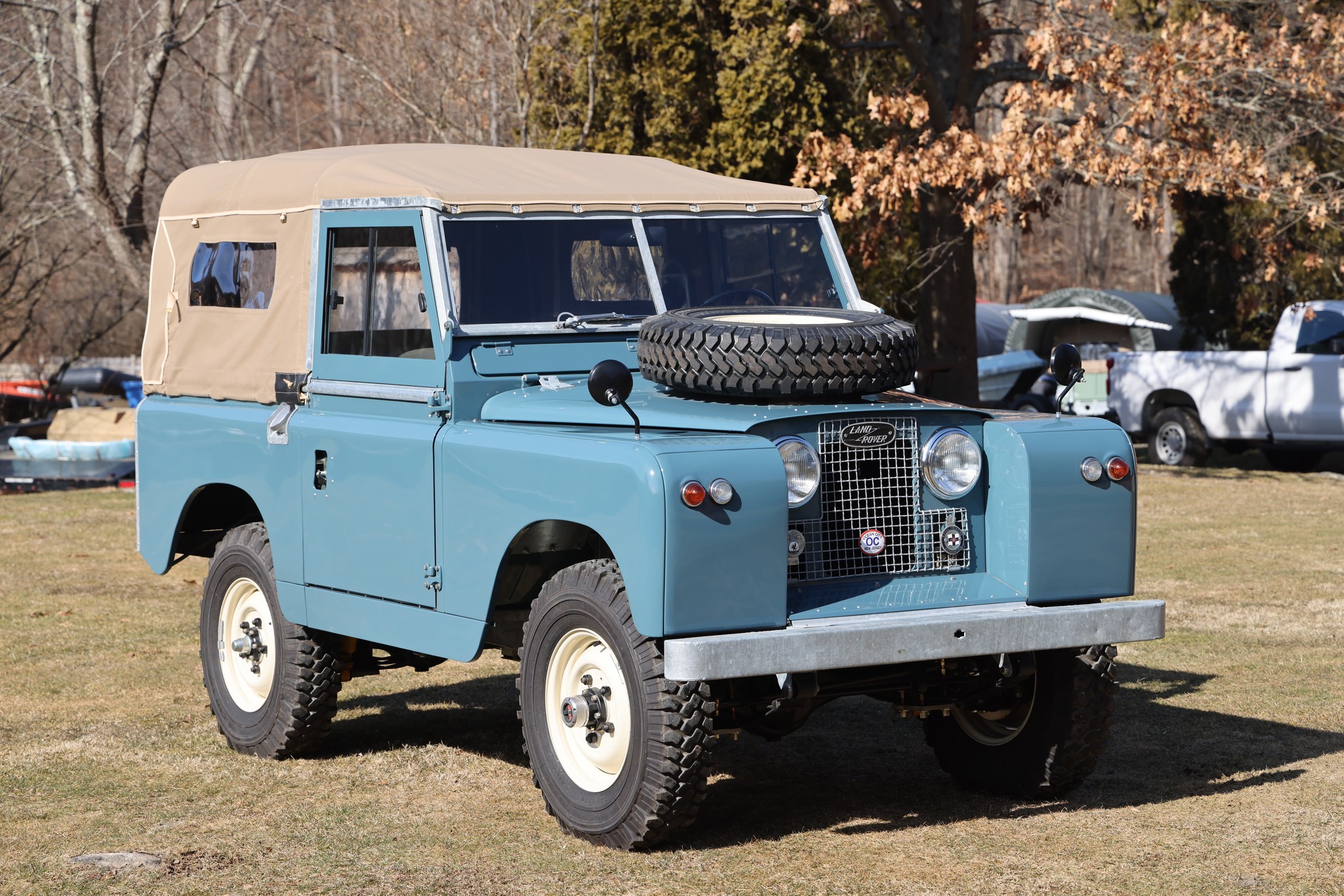 1959 Land Rover Series II Marine Blue