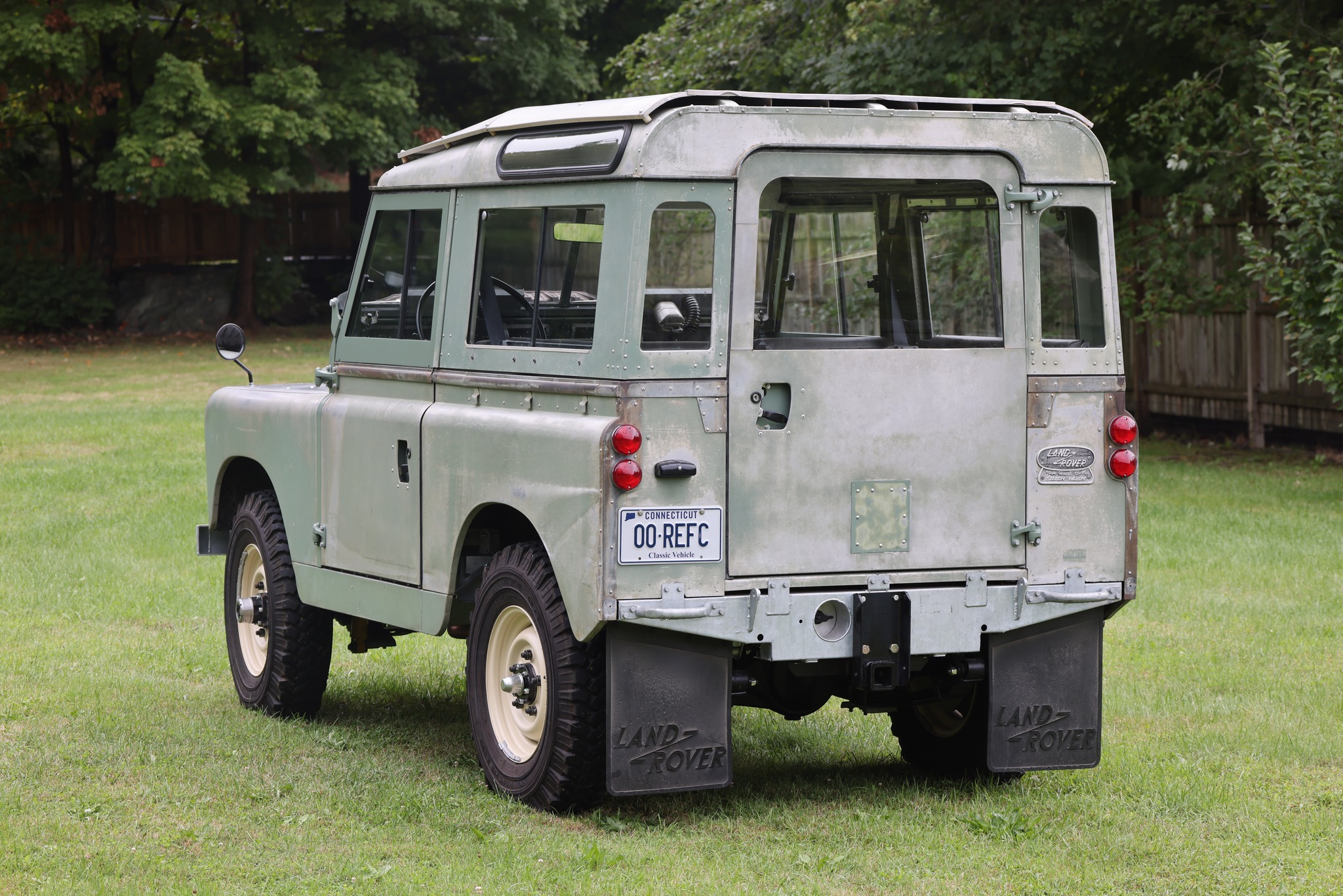 1965 Land Rover Series IIA Pastel Green Patina Restored 9