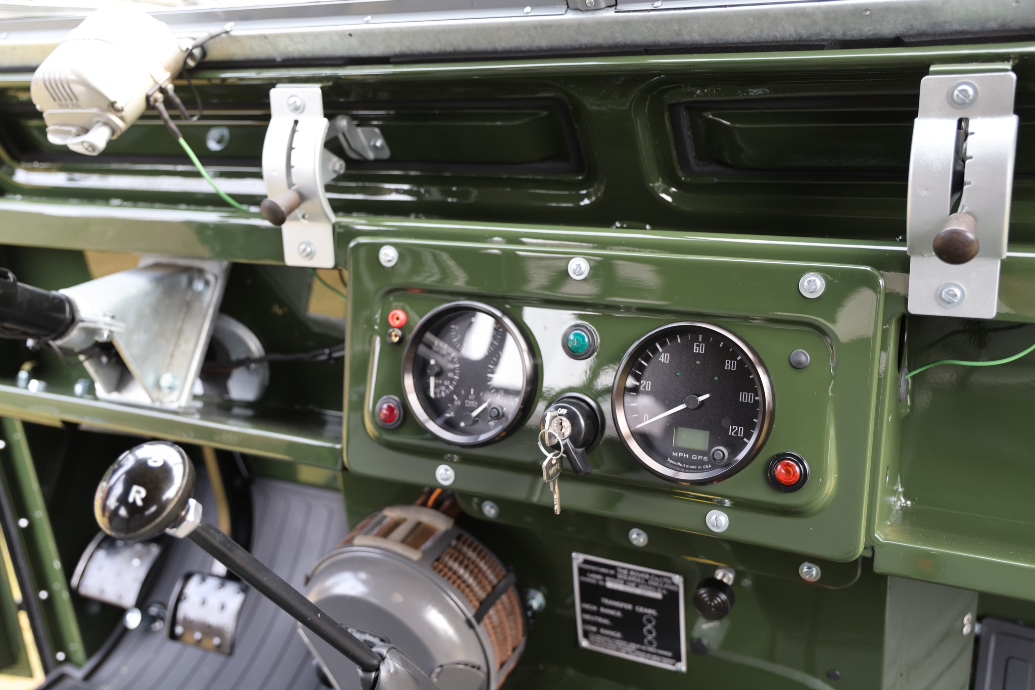1967 Land Rover Series IIA 109 Inch Bronze Green Restored 22
