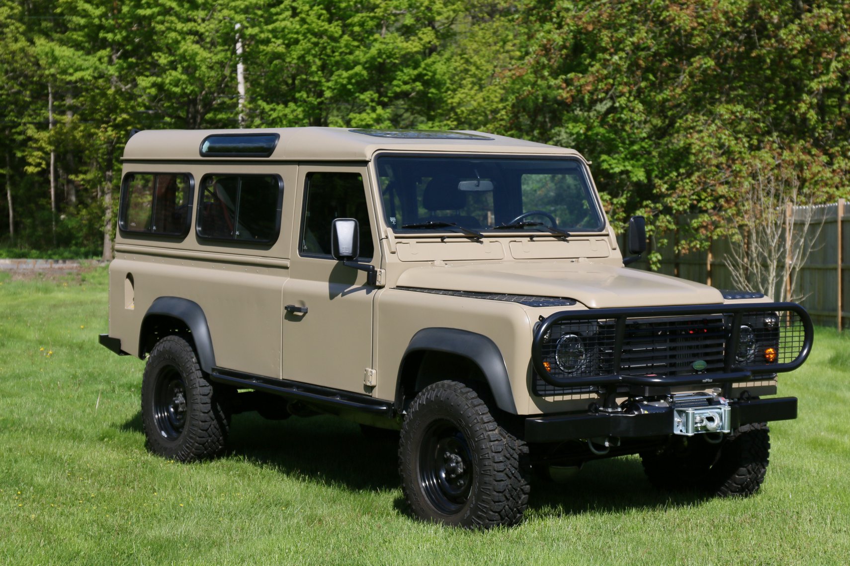 1985 Land Rover Defender 110 NAO Expedition Matte Tan Photo 1