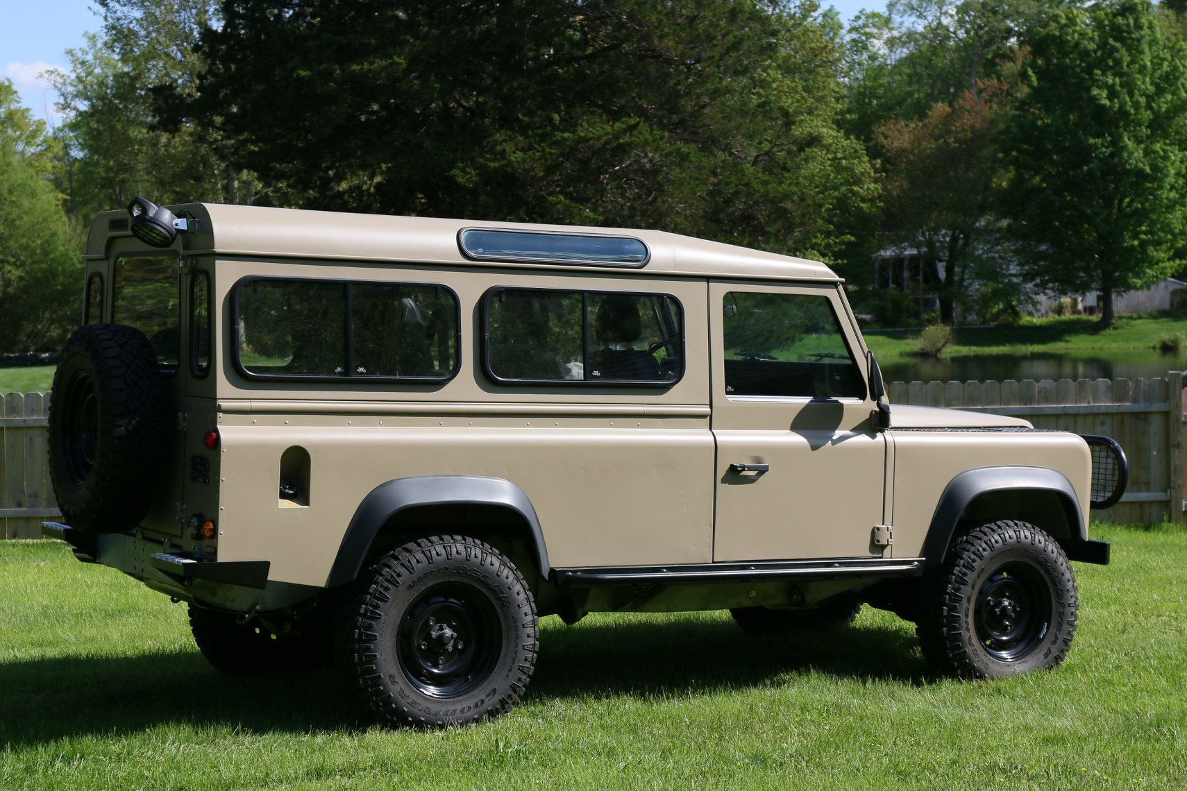 1985 Land Rover Defender 110 NAO Expedition Matte Tan Photo 10