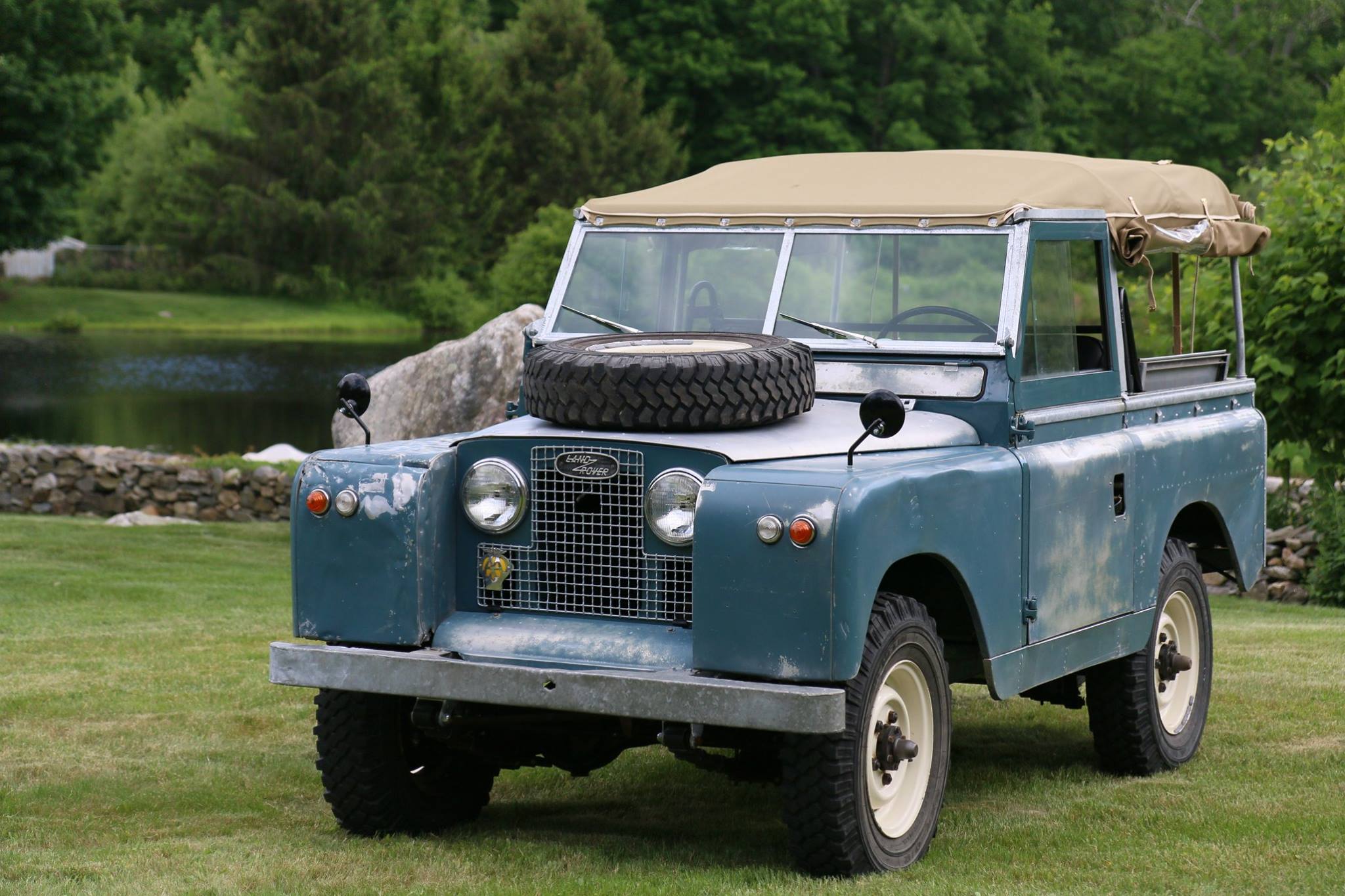 1962 Land Rover Series IIA Marine Blue Patina