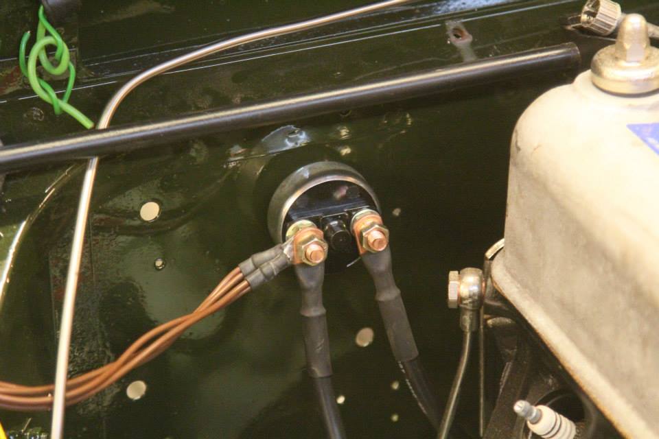 1965 Land Rover Series IIa - North America Overland 1965 wiring that goes to starter solenoid 