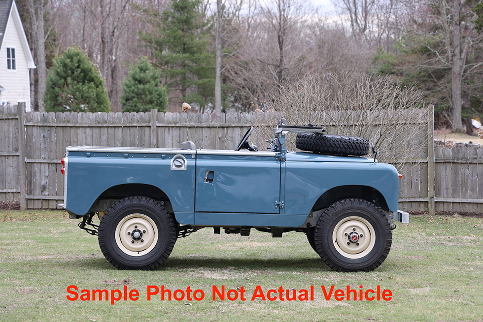 1971 Land Rover Series IIA Marine Pastel Green