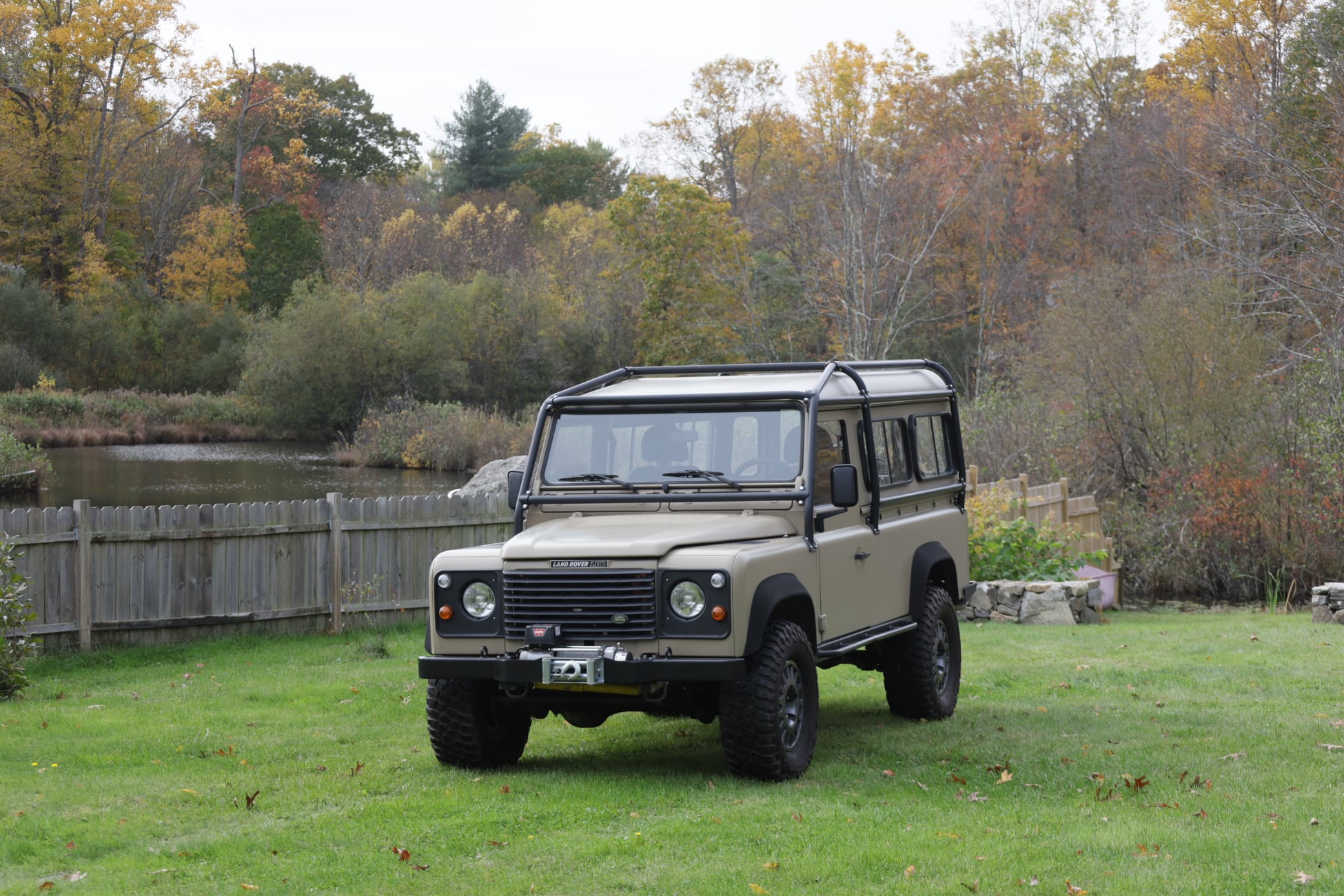 1986 Land Rover 110 NAO Matte Tan Photo 7